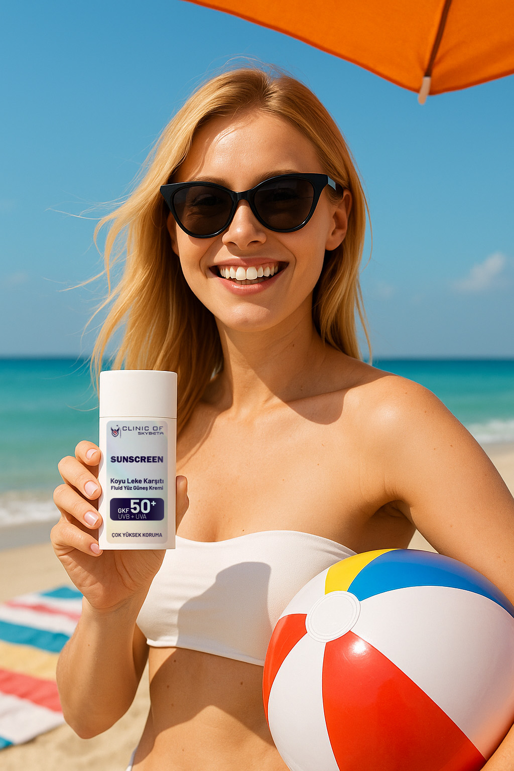 Sunscreen Koyu Leke Karşıtı Güneş Yüz Kremi