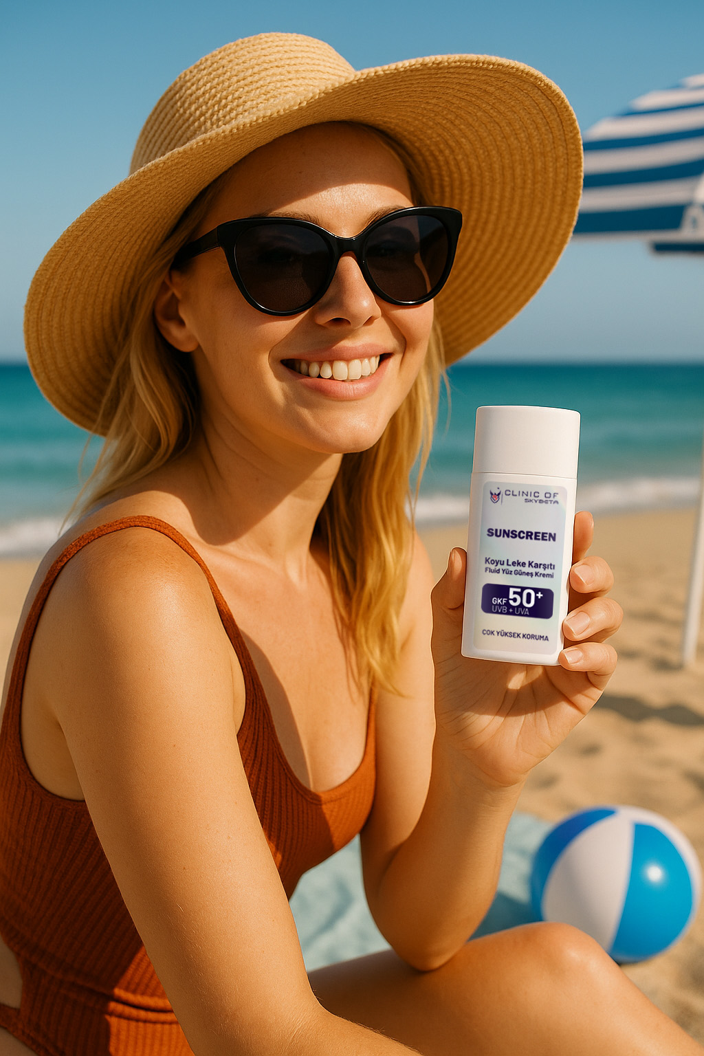 Sunscreen Koyu Leke Karşıtı Güneş Yüz Kremi - Görsel 4